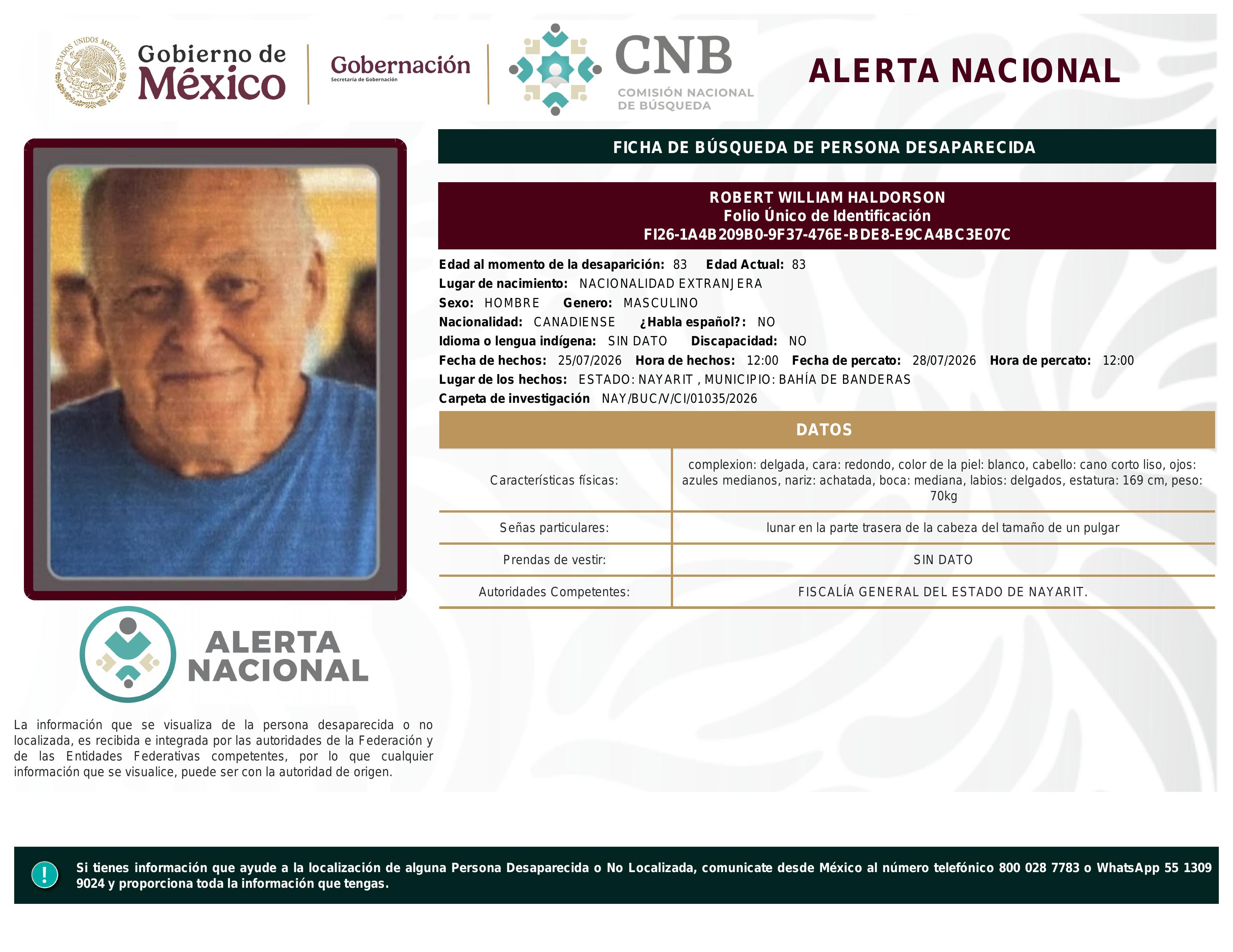alerta nacional