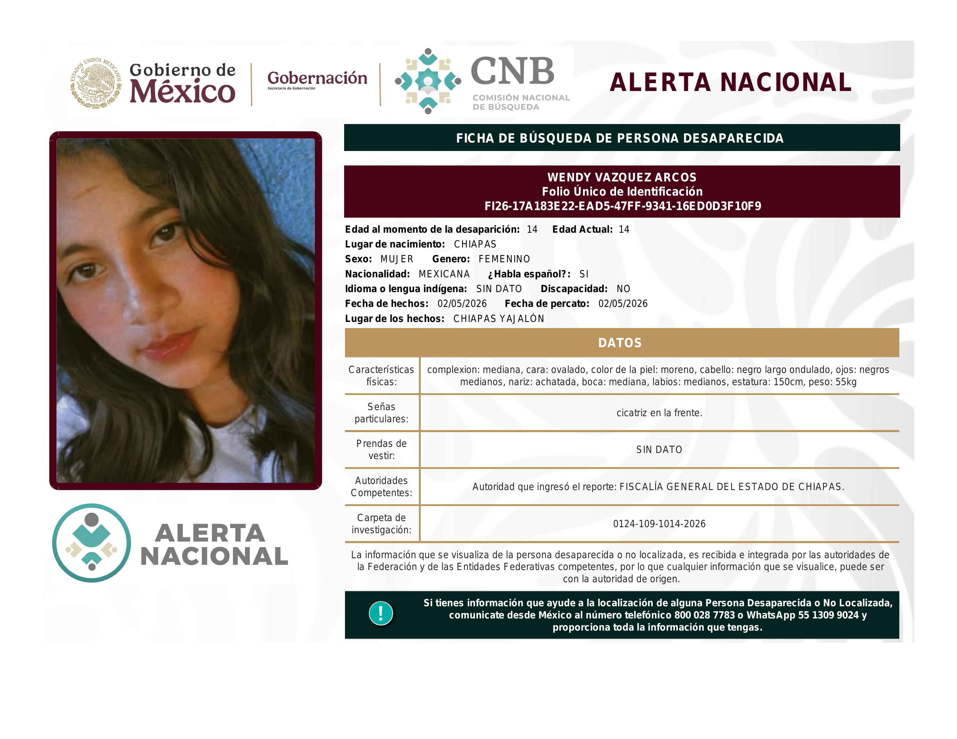 alerta nacional