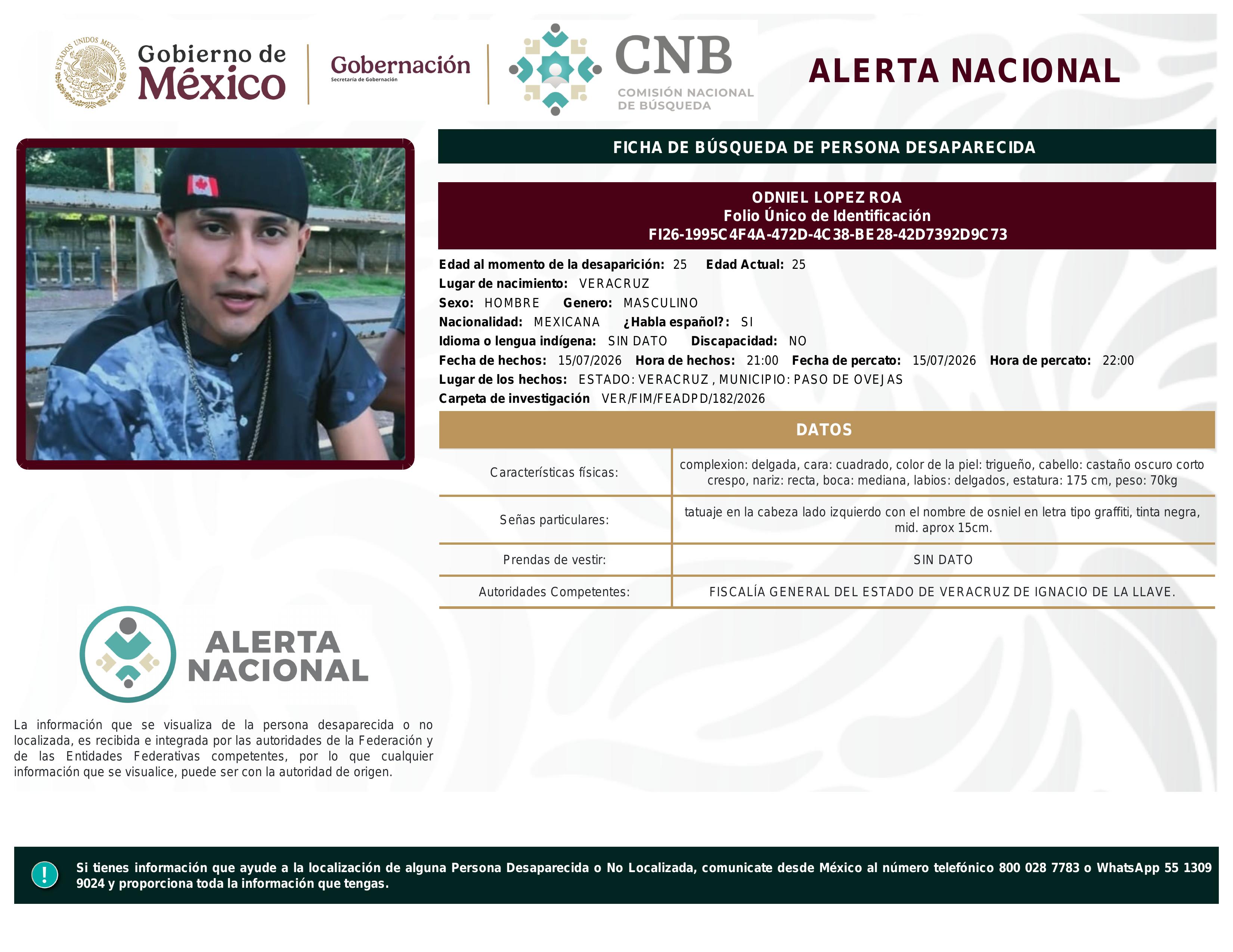 alerta nacional