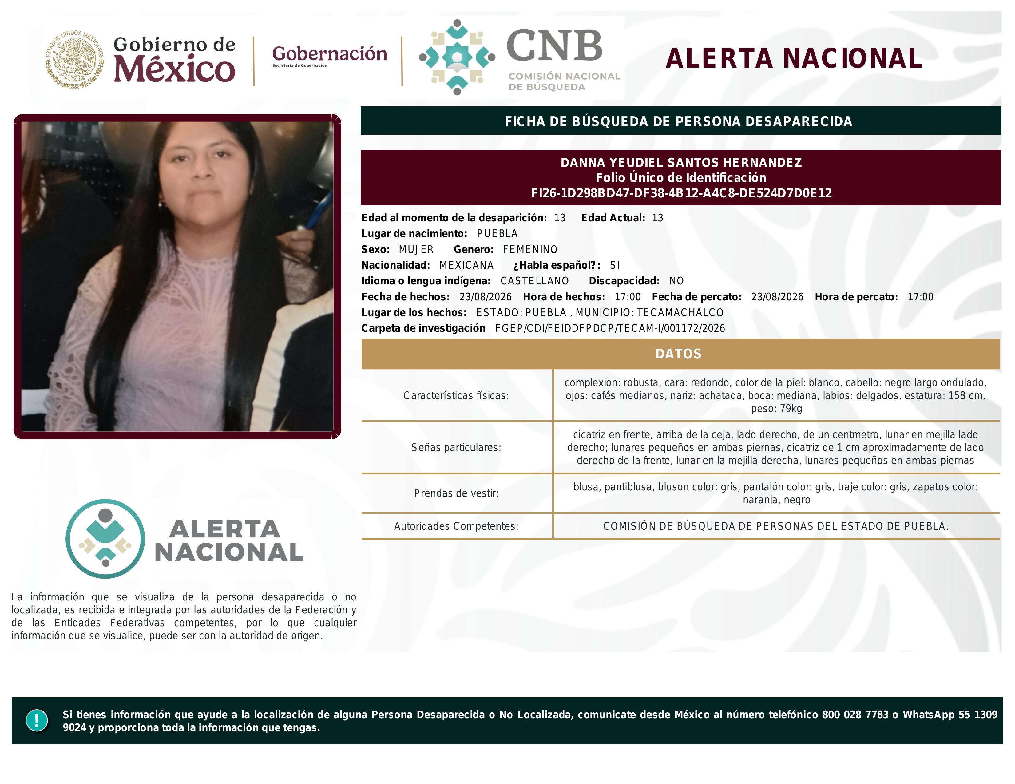 alerta nacional